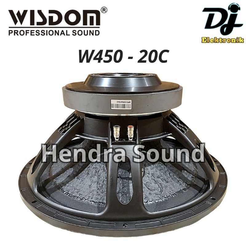 WISDOM ● W450-20C / W 450 20C - Speaker Komponen (18 inch)
