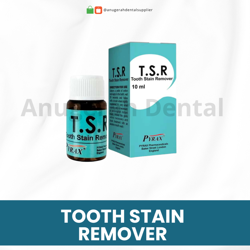 Pyrax TSR Tooth Stain Remover - Cairan Pemutih Gigi Original 10ml