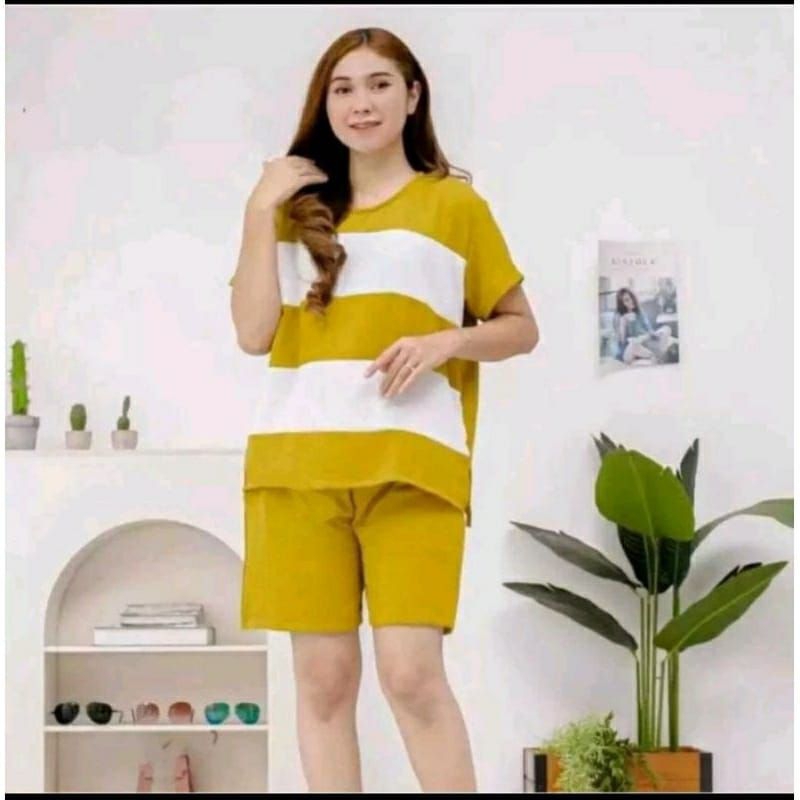 One Set Blaster Pendek - Setelan Pendek Blaster