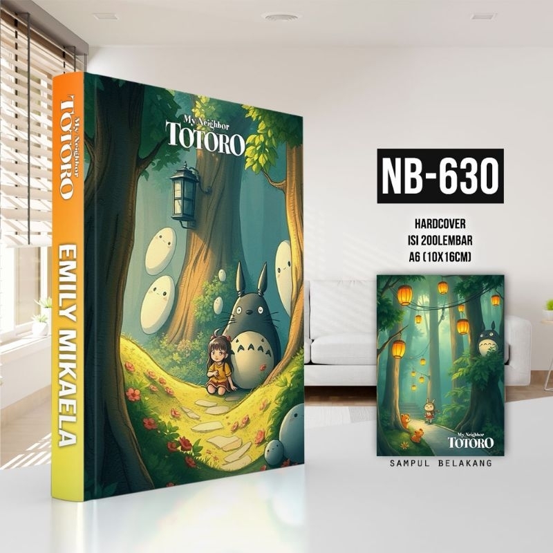 

Notebook Custom Totoro Ghibli
