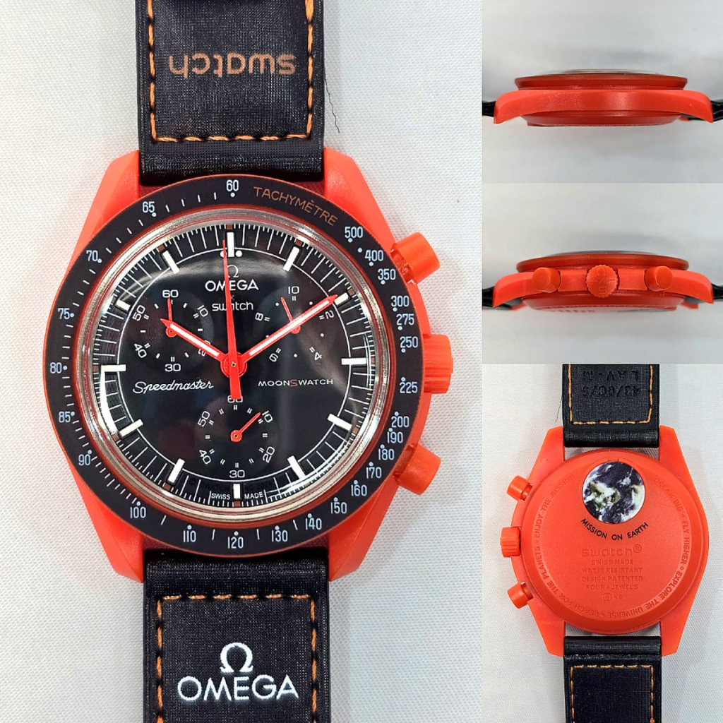 Jam tangan Swatch x Omega Clone