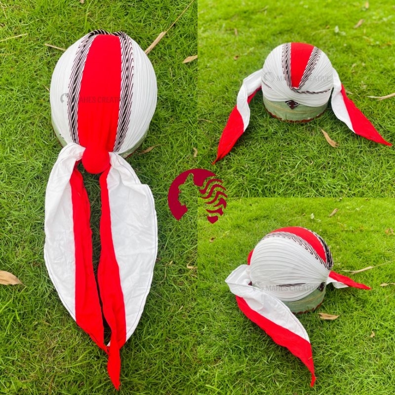 Blangkon Merah Putih ,Blangkon jawa, Blangkon Jogja Anak dan dewasa