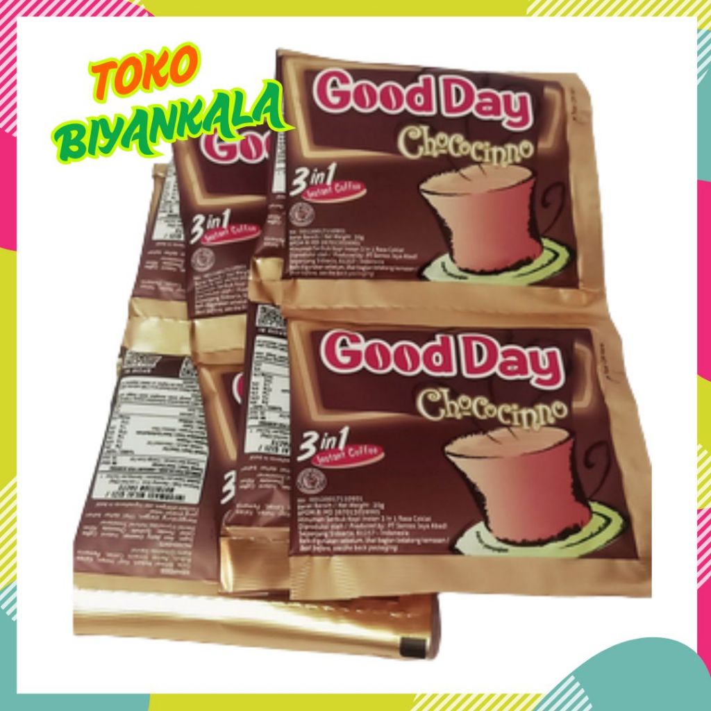 

Kopi Good day chococino 1 renteng isi 10 sachet