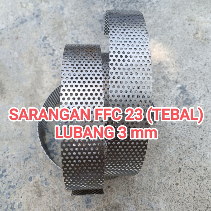 ffc23 3mm TEBAL sarangan selep diskmill ffc23 lubang 3mm saringan giling kopi beras jagung ffc 23 3 