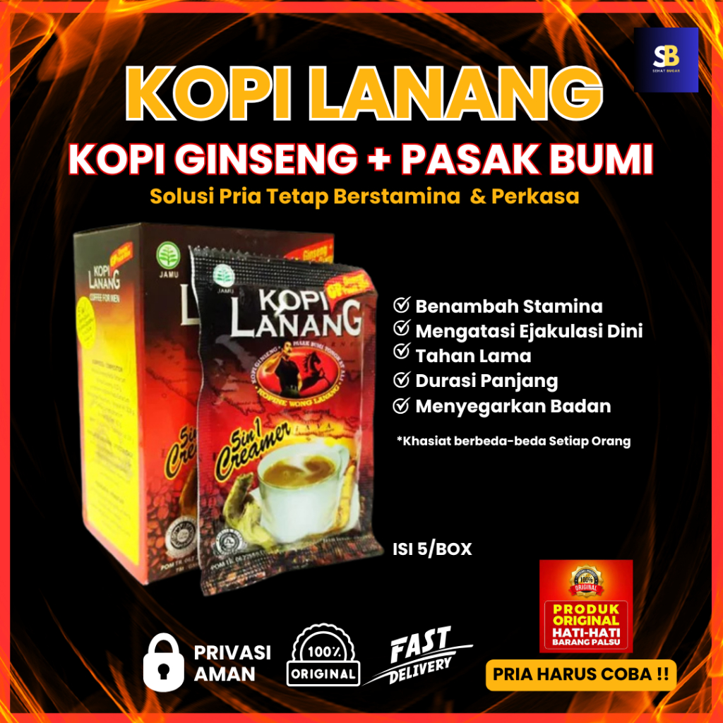 

KOPI LANANG Penambah Stamina Pria Bikin Kuat Tahan lama - Kopi Jreng 100% Original