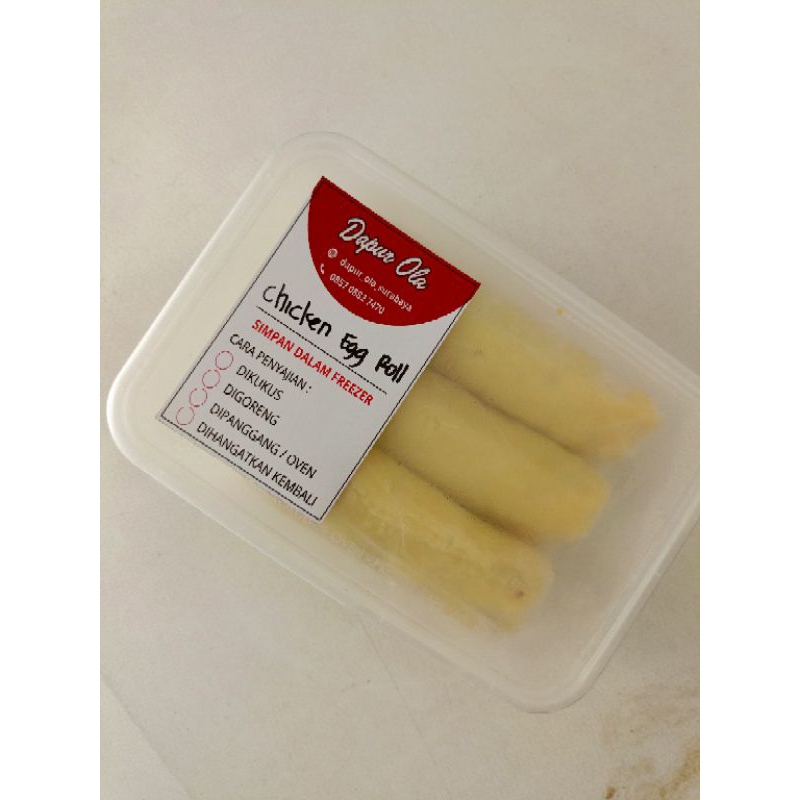

CHICKEN EGG ROLL ISI 3 FREE SALAD SAYUR