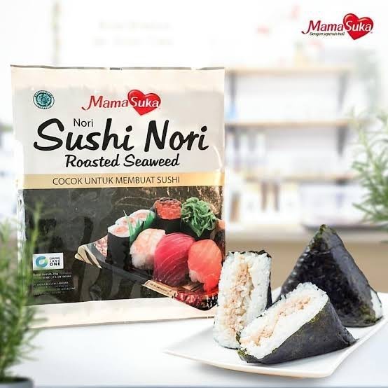 

Mamasuka Sushi Nori/Roasted Seaweed/Rumput Laut - 10Lembar