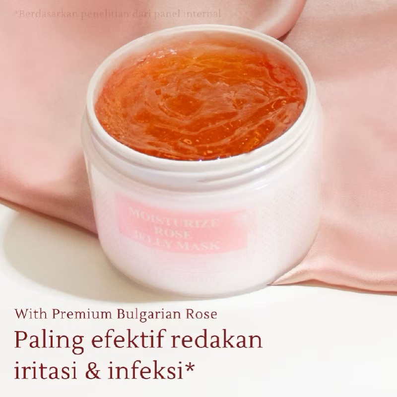 (READY‼️) EILEEN GRACE - Moisturize Rose Jelly Mask 300 ml Masker Skincare Jerawat I Kulit Kering Se