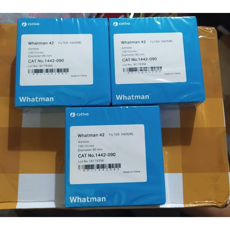 ecer 10 lembar Kertas saring whatman _Whatman no. 42 filter paper ecer diameter 90 mm
