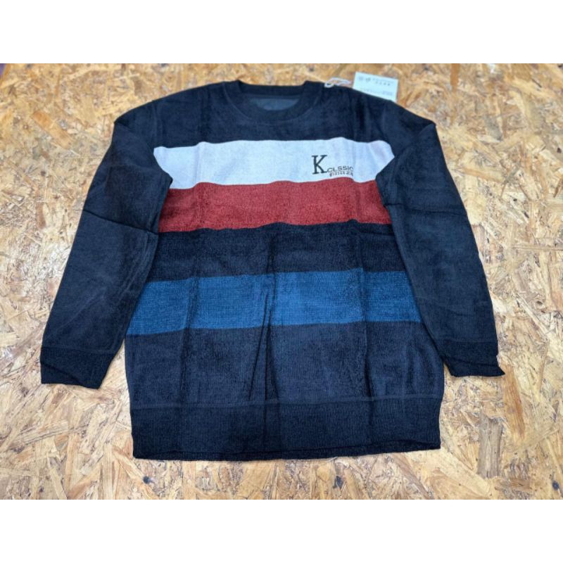 jaket rajut tebal motif salur hodie rajut hodie korean style