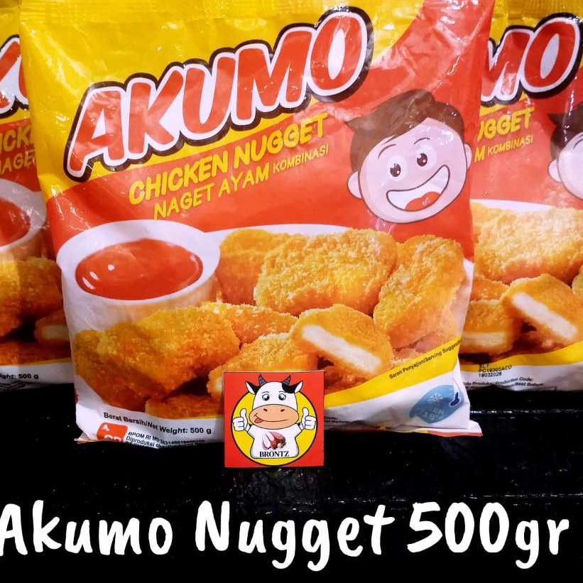 

AKUMO CHICKEN NUGGET 500GR - FROZEN FOOD - BRONTZ JOGJA