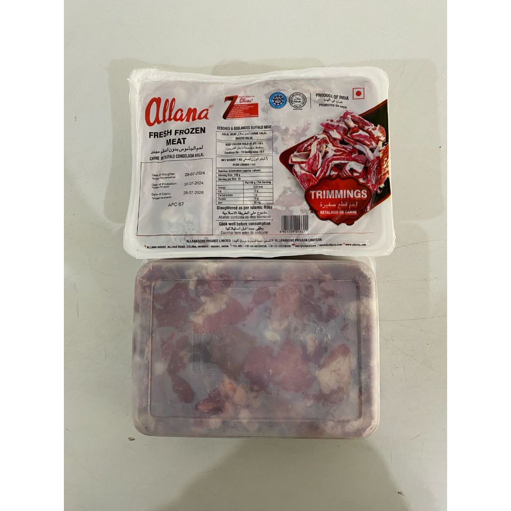 

Daging Kerbau CM01 1KG & Kerbau Cincang