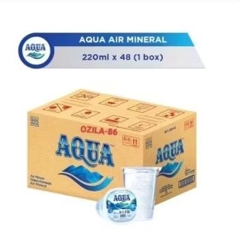 

Aqua Gelas Air minum isi 48 cup