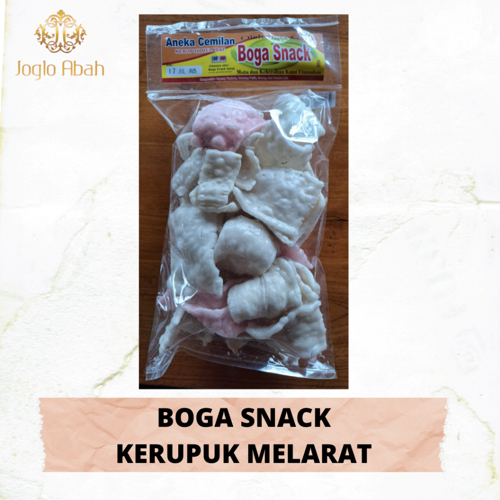 

Boga Snack - Kerupuk Melarat kemasan Kecil - Joglo Abah