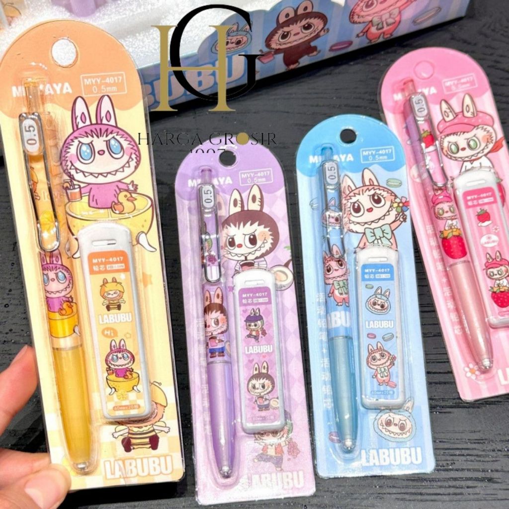 

PENSIL CETEK LABUBU PLUS REFILL PC-1828 PERLENGKAPAN SEKOLAH DAN KANTOR ALAT TULIS MURAH BISA COD