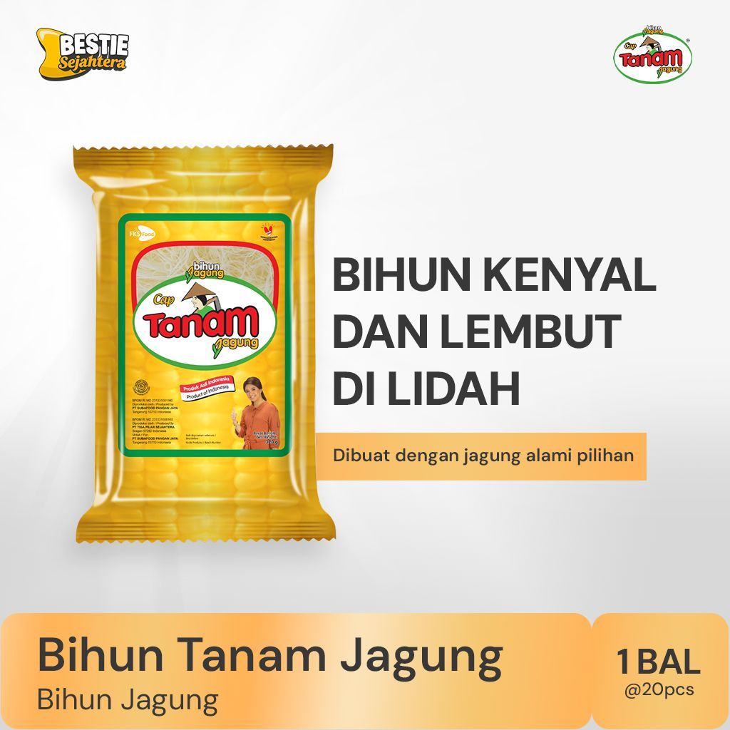 

Bihun Cap Tanam Jagung - 1 Bal - 20 Pcs - 160gr