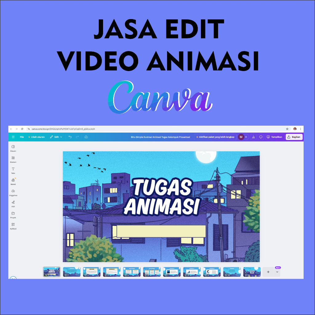 Jasa Edit Video Animasi Canva