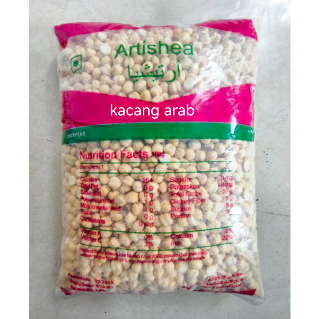 

oleh oleh haji Kacang arab kemasan 1kg chick peas