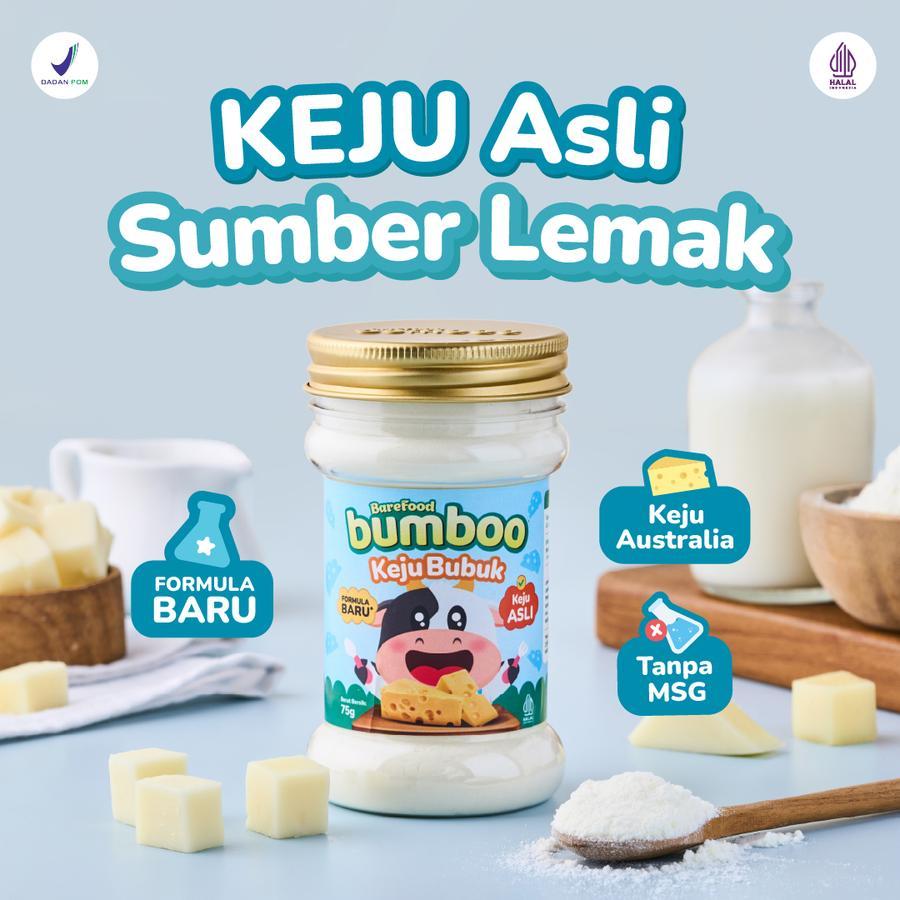 

BUMBOO Keju Bubuk Asli - Keju Anak - Sumber Lemak & Protein - Keju Cheddar Australia - Tanpa Pengawet - No MSG