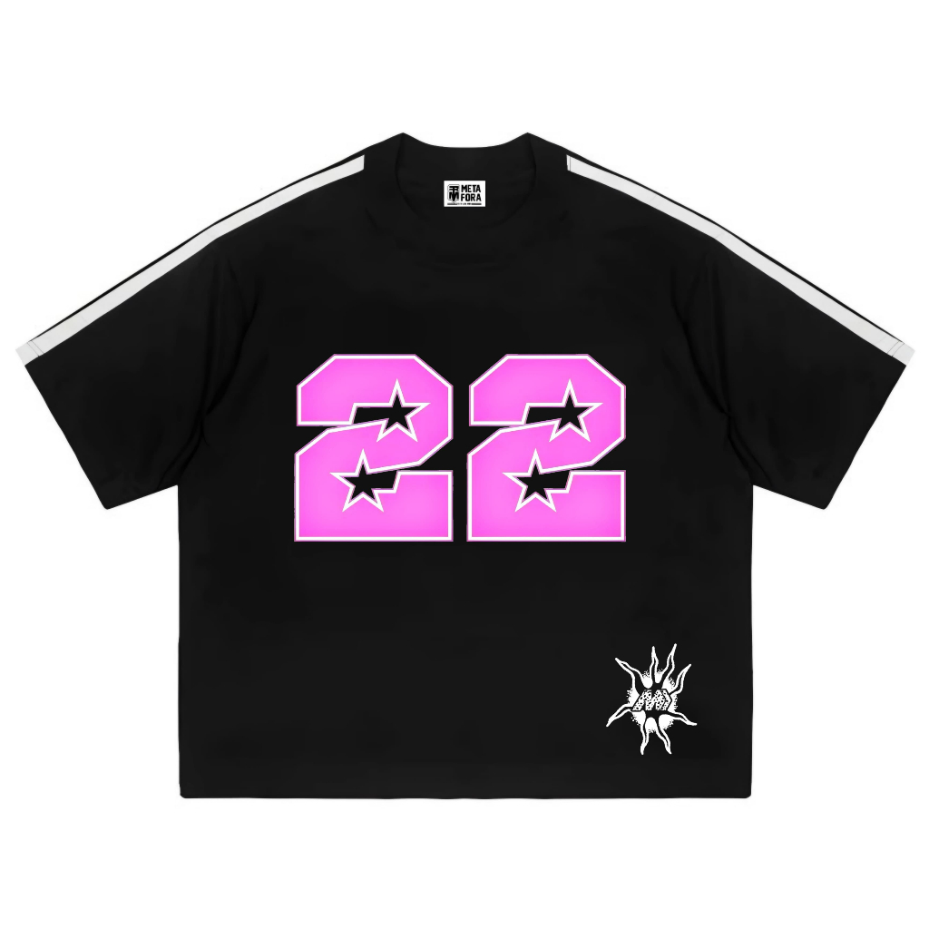 Metafora T-shirt 22 Boxy Fit Black
