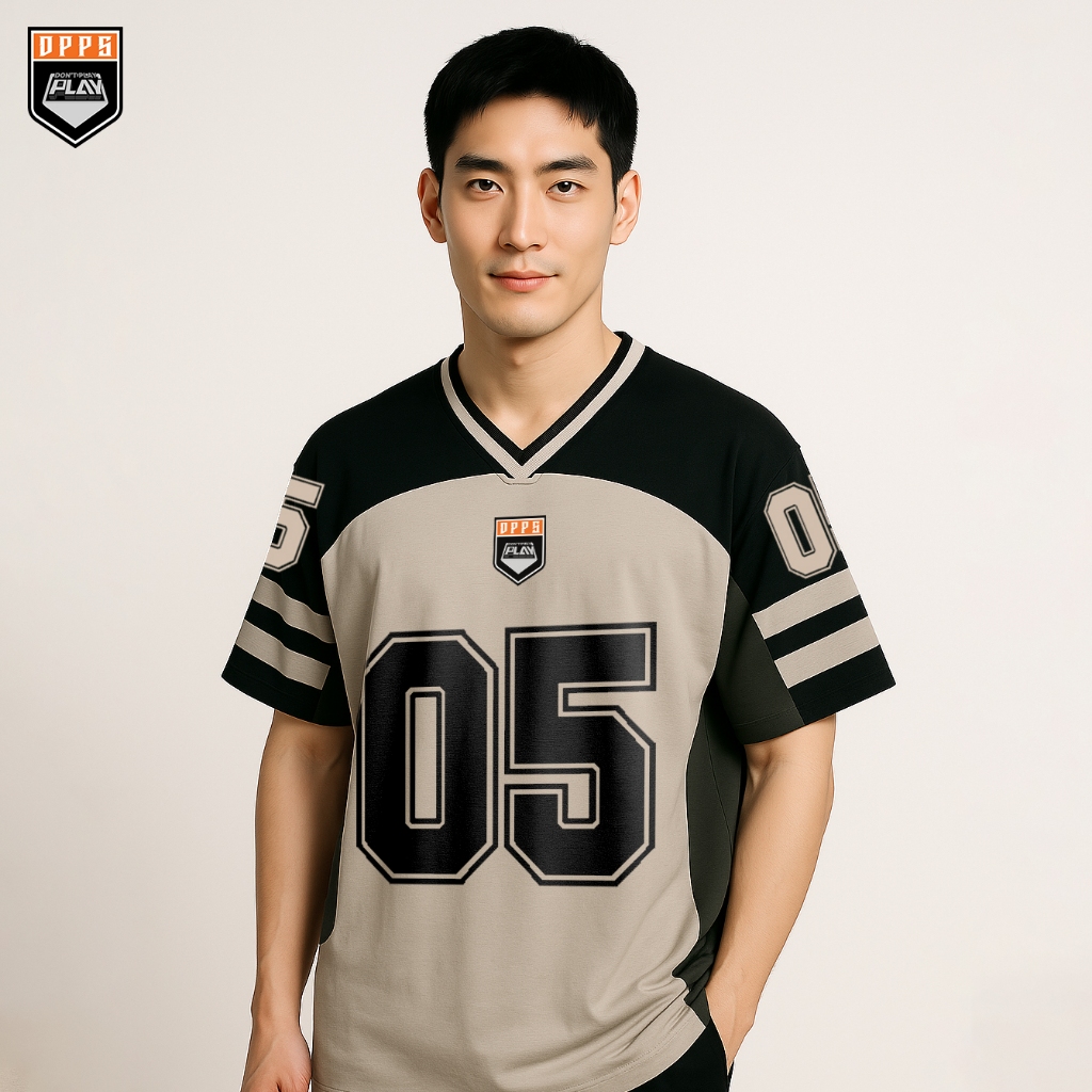 Don't Play Play - NFL OVERSIZE BROWN 05 Casual Unisex Streetwear Jersey Premium S - XXL