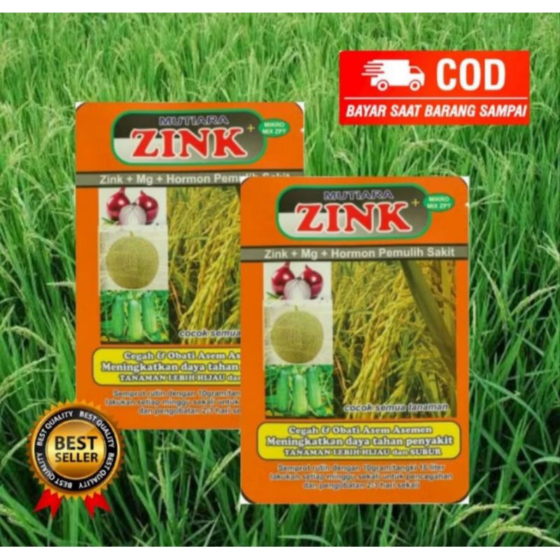PUPUK TERLARIS Mutiara Zink kemasan 150gr