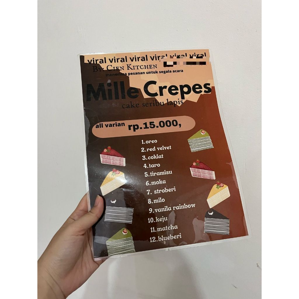 MENU MAKANAN LAMINATING I CETAK MENU I MENU LAMINATING I BUKU MENU