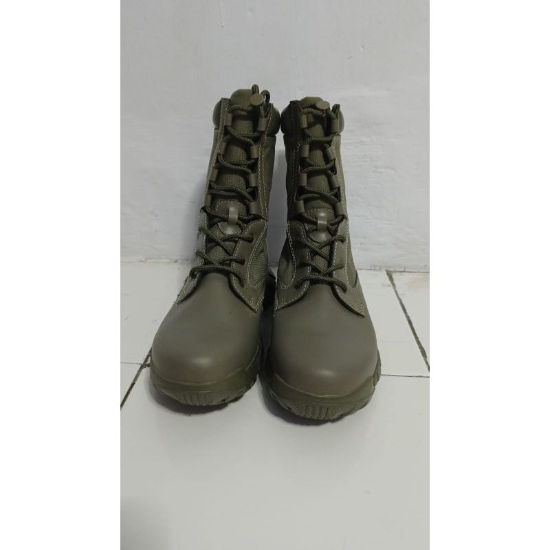 Sepatu PDL Hijau Jatah POLRI / Sepatu PDL Hijau Pembagian Polri