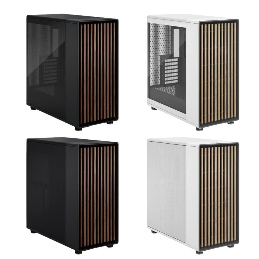 FRACTAL DESIGN PC Casing North XL E-ATX Free 3 Fan 140MM Gaming Case