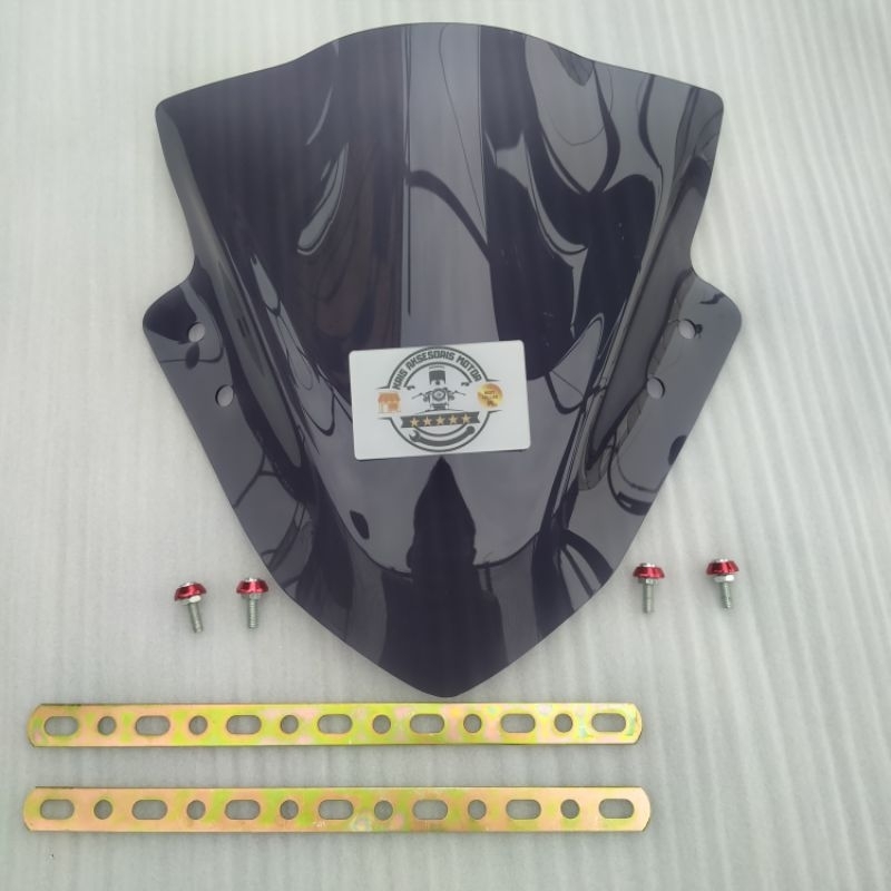 variasi beat Street visor beat Street lengkap baut dan plat pnp