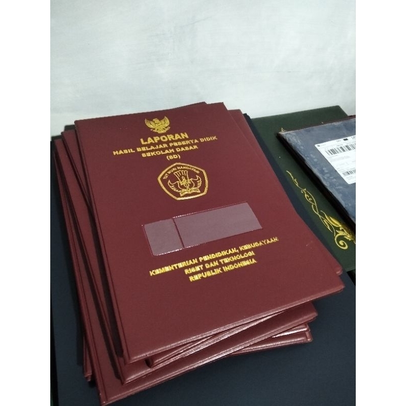 

Sampul Raport Sekolah Dasar || Cover Raport SD. Isi 10 Lembar (Umum)