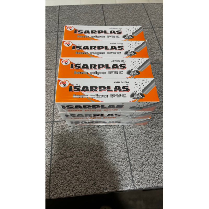 LEM PIPA ISARPLAS TUBE 40gr / Lem fox / Lem Pipa Bocor / Lem Isarplas Pipa Pvc