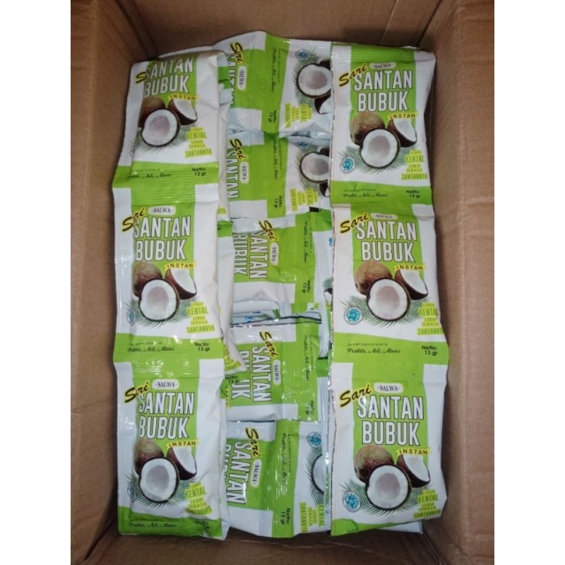 

SANTAN BUBUK SALWA KEMASAN 13GR X 30 SACHET
