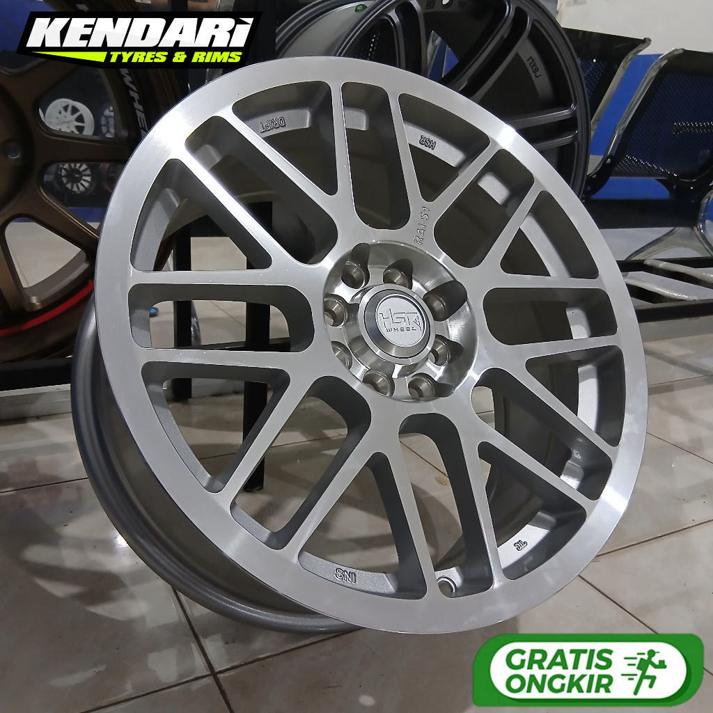 Velg Racing Mobil Brio Mobilio Yaris Baleno Ring 17 HSR RAI S1 R17