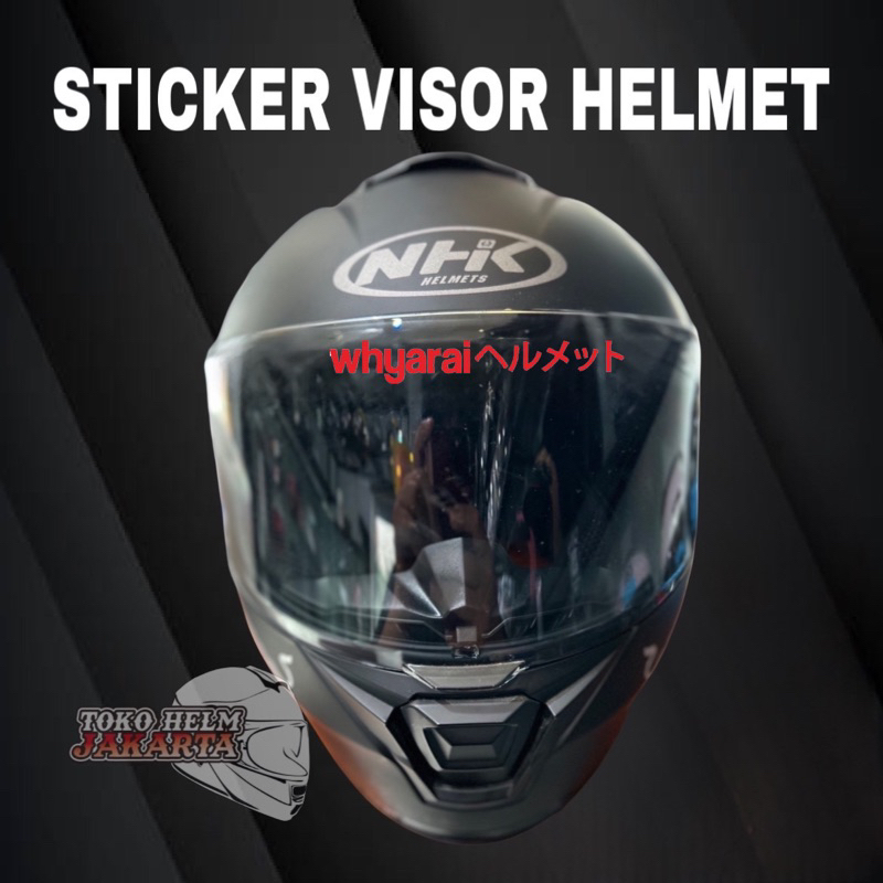 Sticker helm whyarai/sticker helm/cutting sticker