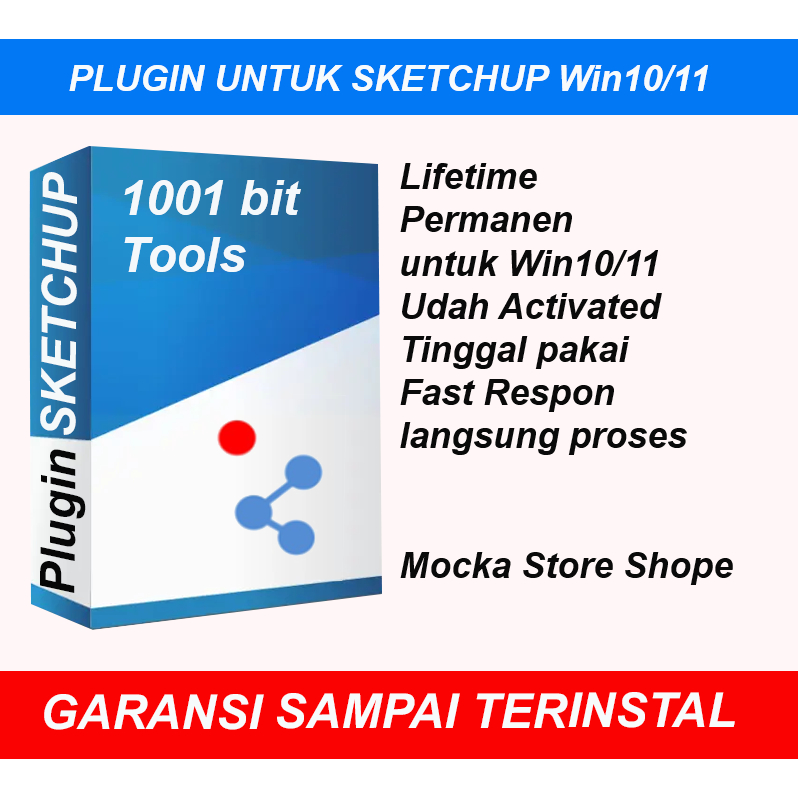 Plugin 1001 bit pro untuk Sketchup Lisensi Permanen Full Versi