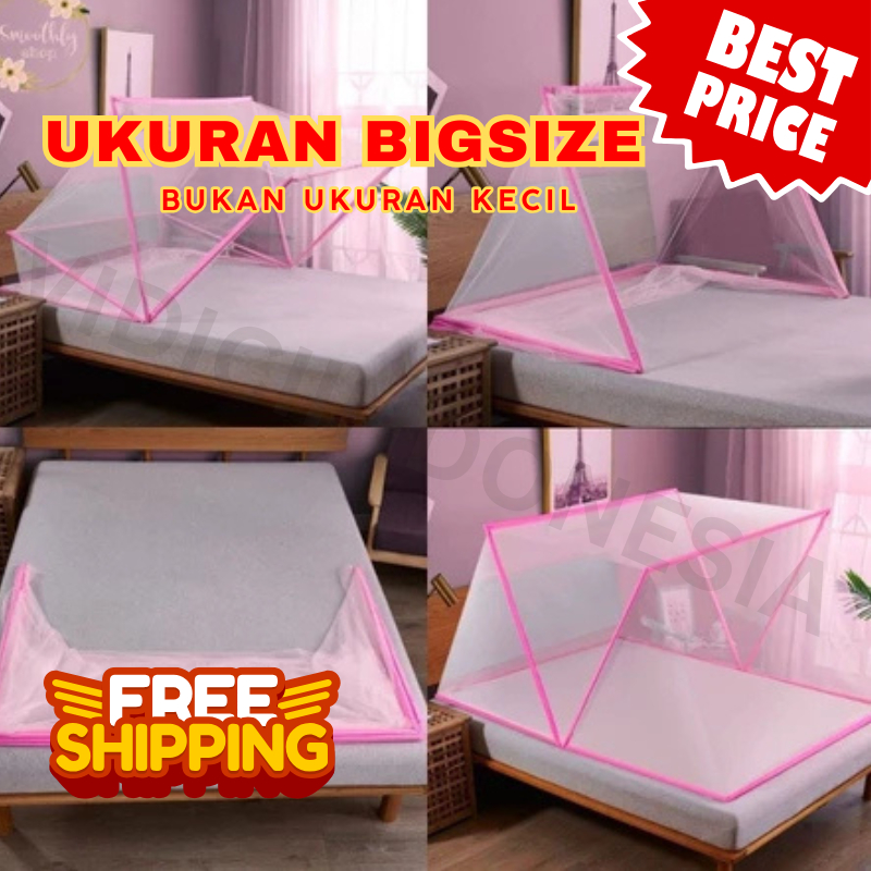 Kelambu Nyamuk Kotak Lipat 180x190/Kelambu Lipat/Kelambu Kotak Lipat