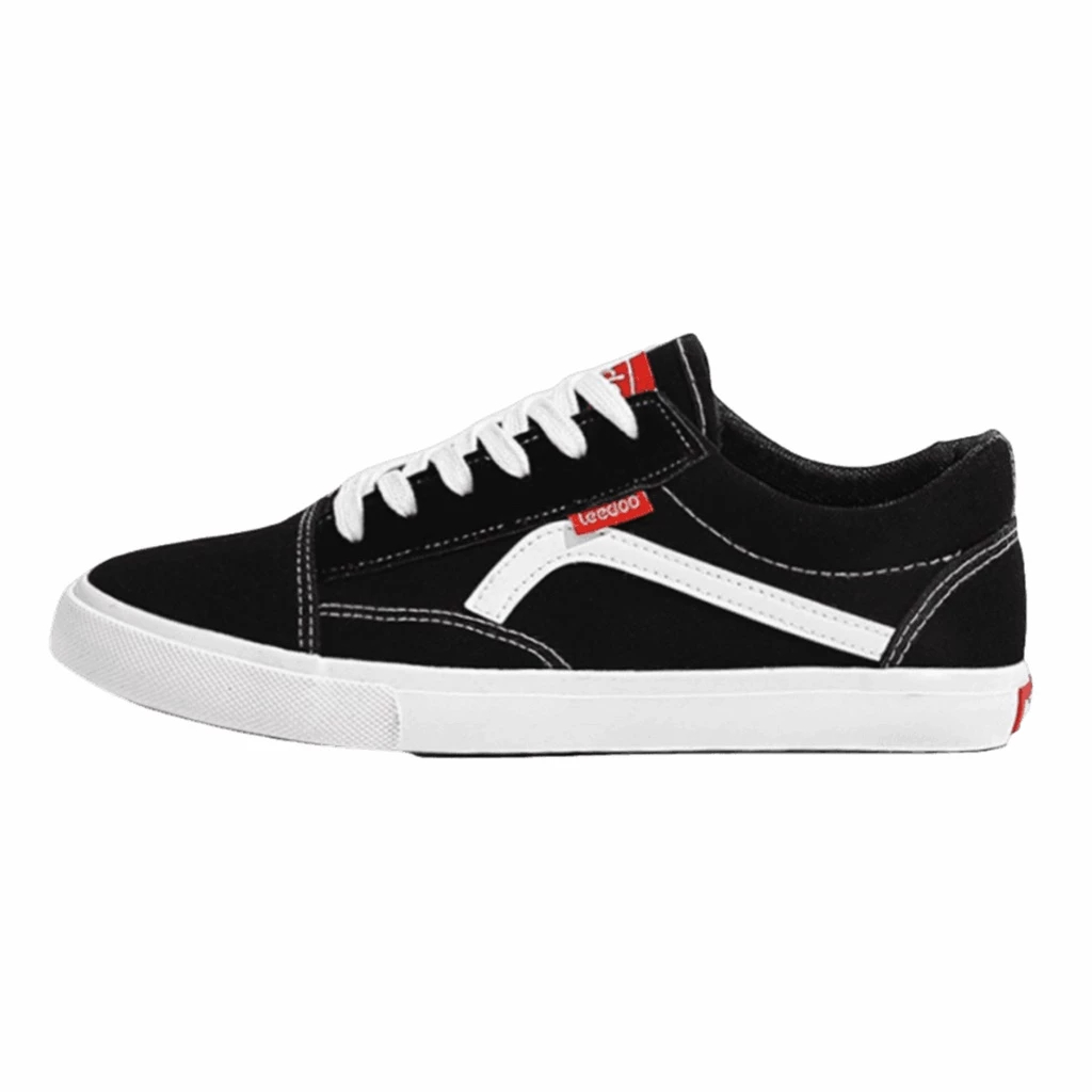 Urban Budget Sepatu Kanvas Cowok Sepatu Kets Hitam Sepatu Pria Sneakers Import Casual MC309