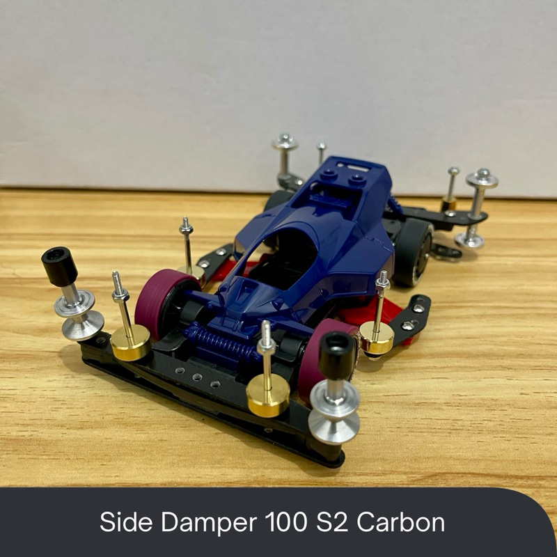 Tamiya Side Damper 100 Super 2 Carbon (Original Tamiya)