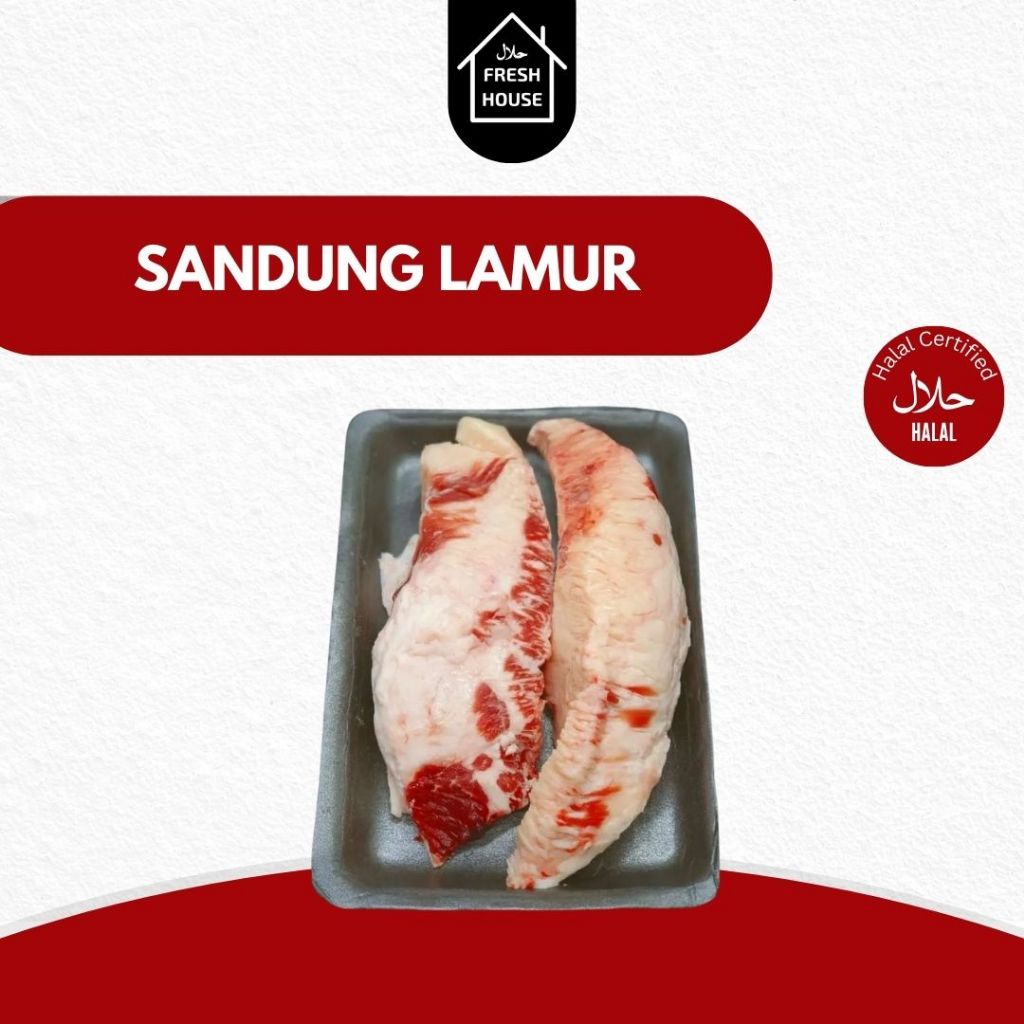 SANDUNG LAMUR / TETELAN SAPI 500GR