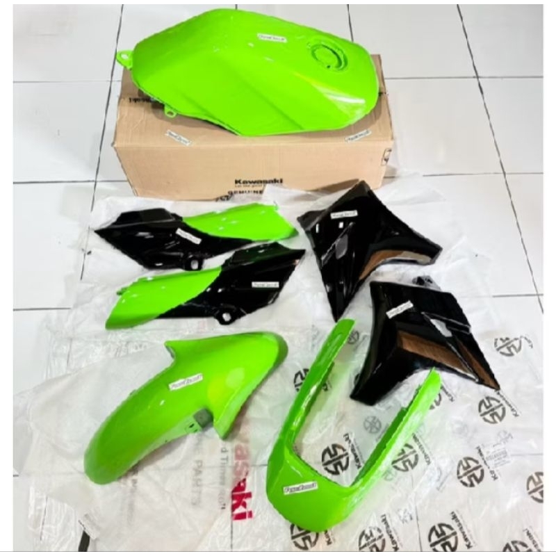 full body ninja R SS hijau muda hijau syuriken Original kawasaki