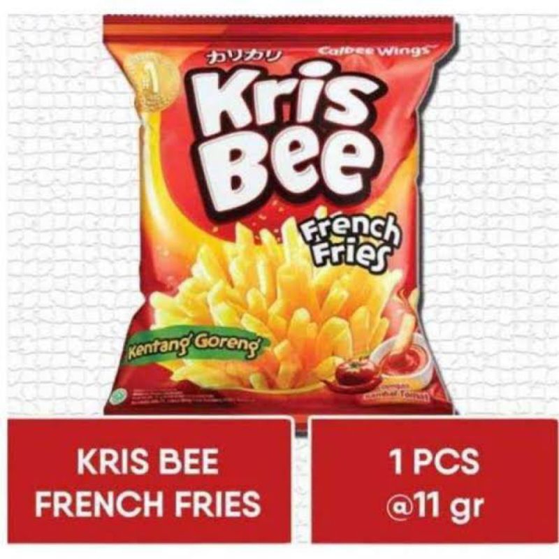 

Krisbe French Fries 11g / Renceng isi 10 pcs