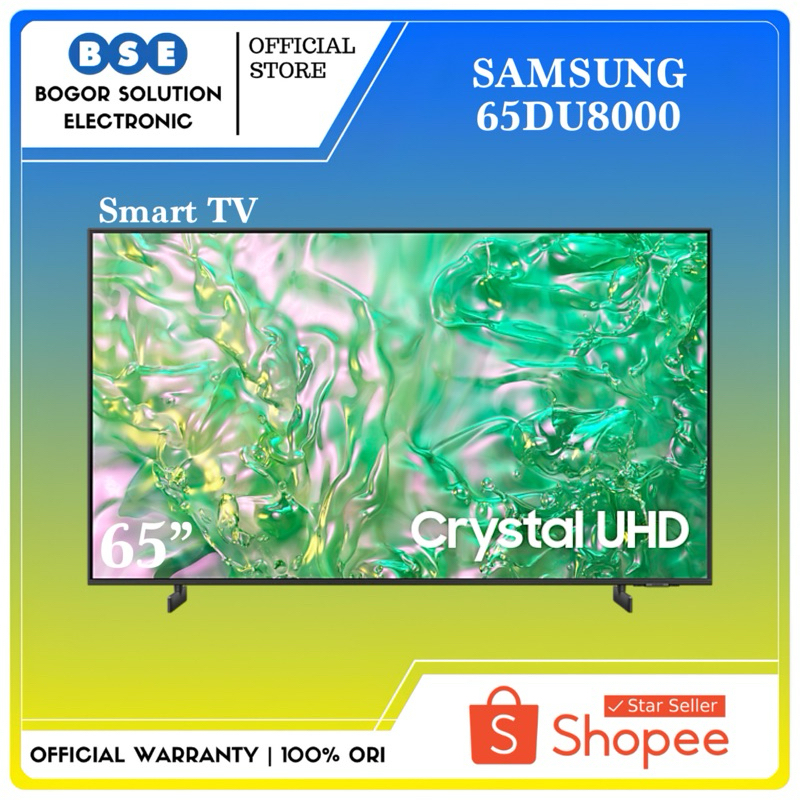 SAMSUNG Smart tv 65 Inch 65DU8000KXXD SAMSUNG UHD Tv 65DU8000