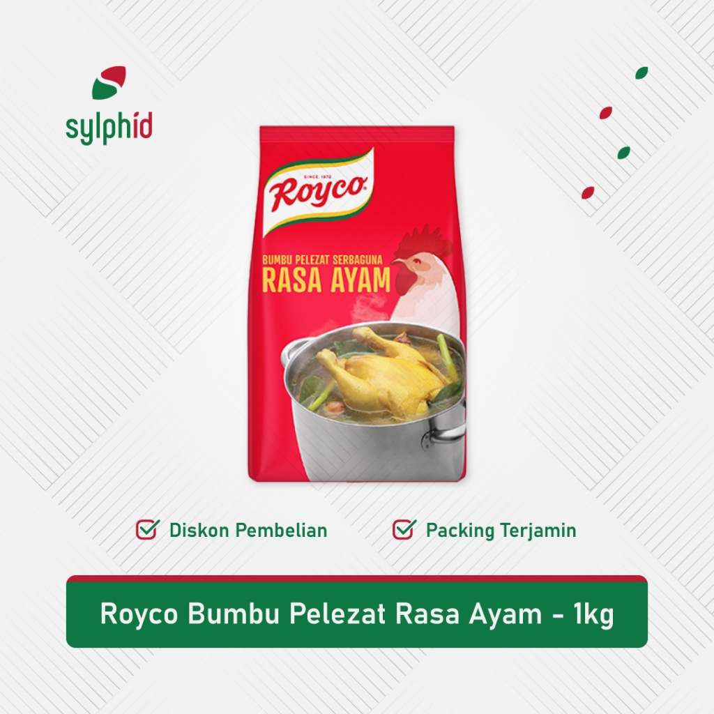 

Royco Pelezat Rasa Ayam 1 kg / Bumbu Penyedap Serbaguna