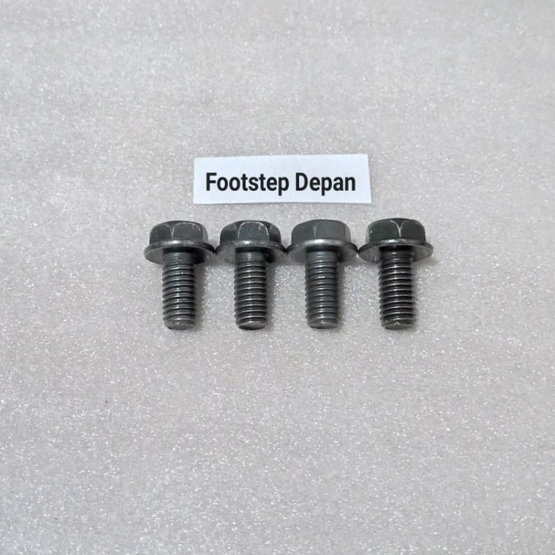 Baut Full Set Cover Bodi Body Footstep Depan Honda Sonic 125 RS Old / Lama Karbu