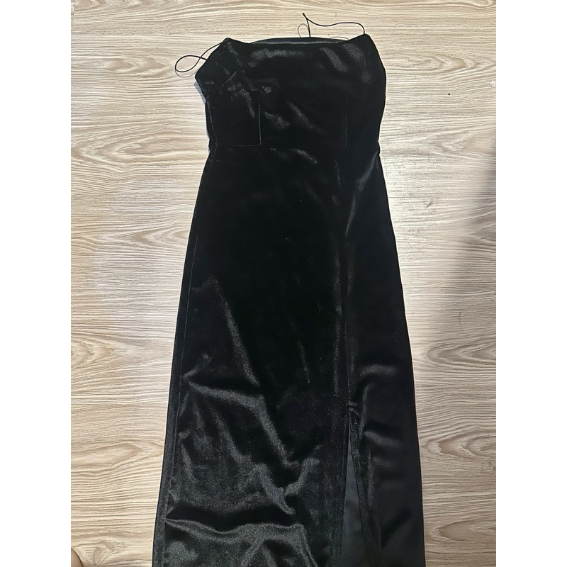 dress midi korea wanita | dress tali spaghetti