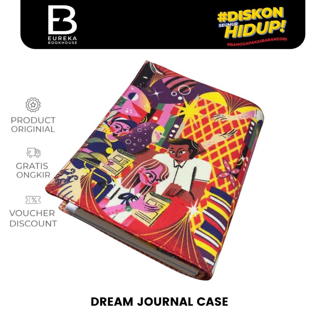 

DREAM JOURNAL CASE WITH BOOK - MERCHANDISE ERLANGGA 73TH - NOTEBOOK