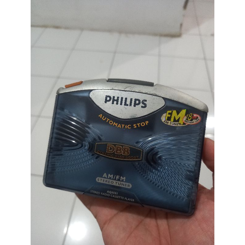 Walkman philips normal kaset pita radio antik jadul musik player  koleksi