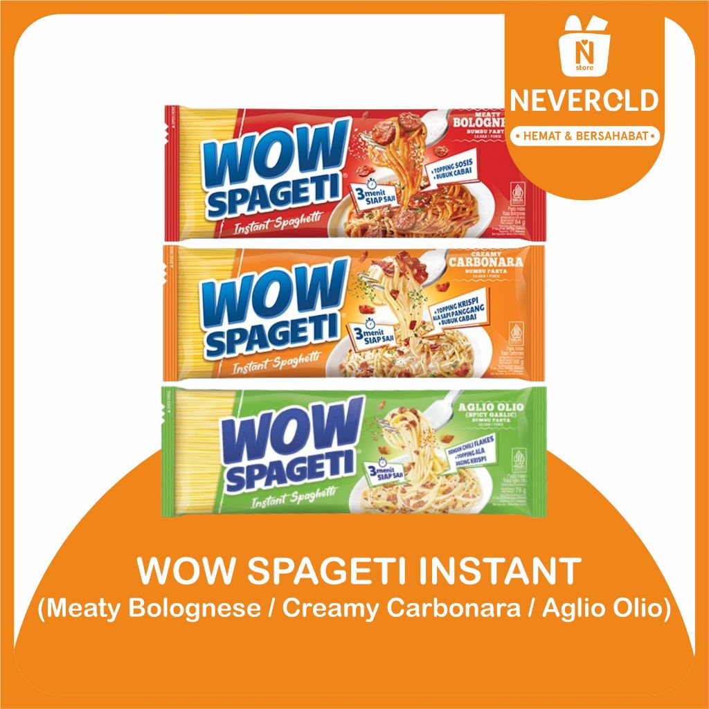

WOW SPAGETI INSTANT BY MAYORA 85GR ED AGUS - SEPT 2025