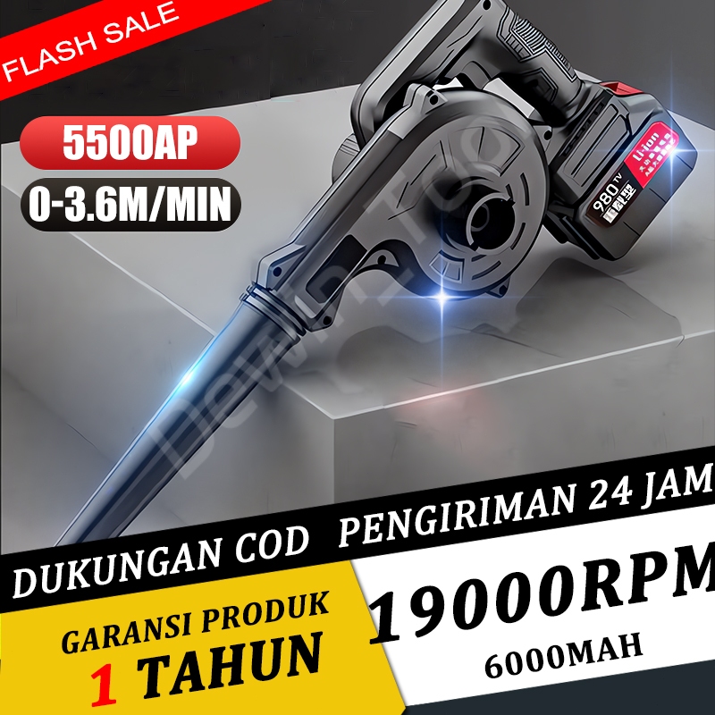 DEWIN blower angin 19000RPM blower mini blower portable blower baterai